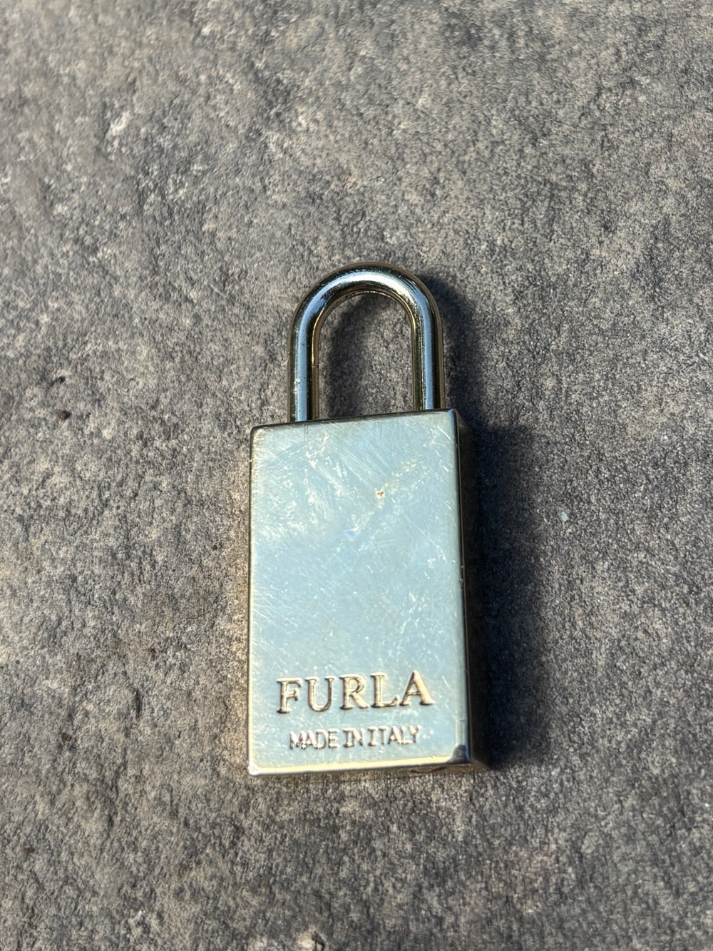 Furla Padlock Charm Key Holder